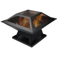 Portable Square Bbq Garden Fire Pit