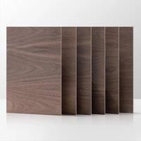 6-Pack 1/8" Walnut Plywood Sheets 12 x 16 x 1/8 Inch - 3mm Laser Wood Sheets for Laser Cutting Engraving & Wood Burning