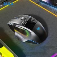 AULA SC550 Gaming Mouse 2.4G Wireless Macro Mouse RGB Backlight Ergonomic Design E-sports Mouse PC