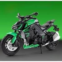 Cool motorcycle alloy model, with lighting and sound effects, front and rear shock absorption, car