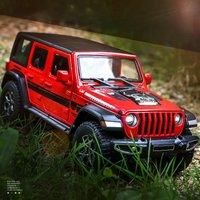 Wrangler off-road alloy model car, unique decorations for car center console, fun accessories, cool