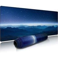 EXCO Large Gaming Mouse Pad with Stitched Edge Extended Computer Desk Mat NonSlip Base Big Keyboard