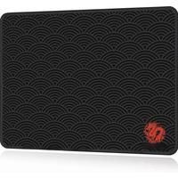 EXCO Gaming Mouse Pad with Stitched Edge Small Office Smooth Mousepad NonSlip Rubber Base for