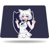 EXCO Gaming Mouse Pad with Stitched Edge Non-Slip Rubber Base Smooth Cloth Computer Mousepad for Office Home Laptop Portable