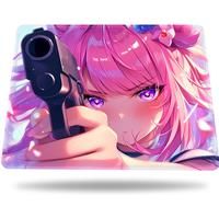 EXCO Gaming Mouse Pad Small with Stitched Edge Non-Slip Rubber Base Computer Mousepad for Laptop