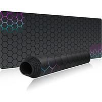 EXCO Gaming Mouse Pad Large with Stitched Edge Non-Slip Rubber Base Extended Desk Mat Keyboard