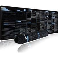 EXCO C++ Programing Mouse Pad Large Shortcuts Keyboard Mousepad Cheat Sheet Desk Mat Stitched Edge