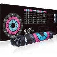 EXCO Music Theory Shortcuts Mouse Pad Large Circle of Fifths Cheat Sheet Keyboard Mousepad Stitched