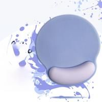 EXCO Ergonomic Mouse Pad with Silicone Wrist Support Rest Comfortable Smooth Mousepad NonSlip PU