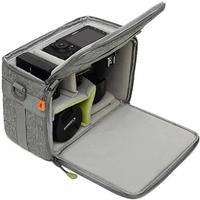 Brand Camera Bag Compression Resistant Double Opening Shoulder Bags Padded Lens Case for