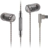 Soundmagic E11D - In Ear Isolating USB-C Earphones with Integrated DAC and Microphone for Apple and Android Devices - Gunmetal