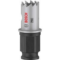 Bosch PRO Sheet Metal Hole Saw, 17 mm, for Stainless Steel & Steel Sheets, Lasts Up to 2x Longer Than Standard HSS M3, Compatible with Bosch Power Change Plus Keyless Arbor