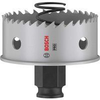 Bosch 1x PRO Sheet Metal Power Change Plus Hole Saw (for Stainless Steel Sheets, Steel Sheets, Ø 60 mm, Professional Accessory Rotary Drill/Drivers)