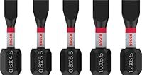 Bosch 5X PRO Slotted Impact Bit (100 x 75 mm, Professional Accessory Screwdriver, Screwdriver)