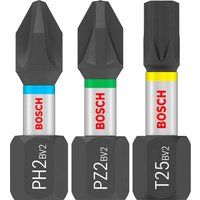 Bosch 25x PRO Impact Mixed Pack (92 x 57 mm, Professional Accessory Screwdriver, Screwdriver)