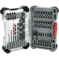 Bosch PRO 35 Piece Impact Metal Drill and Screwdriver Bit Set