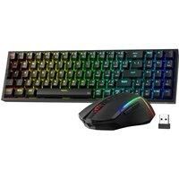 Redragon BS136 Gaming Keyboard & Mouse Combo, 75% K628 Tri-Mode Wireless RGB Mechanical Keyboard and 8000 DPI Mouse Bundle