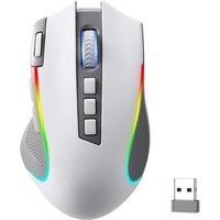 Redragon M612 PRO RGB BT 2.4G Gaming Gamer Mouse, 8000 DPI Wireless Optical 9 Programmable Buttons 7
