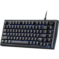 Redragon K687 Wired CNC Gasket Gaming 81 Keys Mechanical Keyboard,remium CNC Aluminum Board, Easy-Control Knob