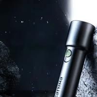 Philips 2024 New EDC Portable Flashlight Rechargeable LED Flashlights for Defensa Personal Self Defense Camping Hiking