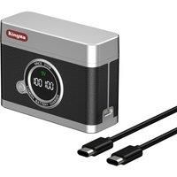 20W USB-C PD Dual Slot Charger for LP-E17, with Smart Digital Display, for Canon R8, R50, R100, R10, RP, T8i, T7i, SL2, 77D, M6