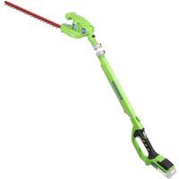 Greenworks 24V Cordless Pole Hedge Trimmer 51cm (20") - Battery and charger not included - 2200207