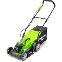 Greenworks G40LM35 40v Cordless Rotary Lawnmower 350mm No Batteries No Charger