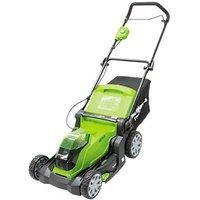 Greenworks 40V 41cm Mower with 2 x 2Ah Batteries and Charger
