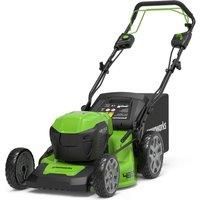 Greenworks GD24X2LM46S 48v Cordless Self Propelled Rotary Lawnmower 460mm No Batteries No Charger