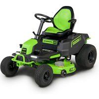 Greenworks GD60CRT106 60v Cordless Brushless Cross Ride On Lawnmower No Batteries No Charger