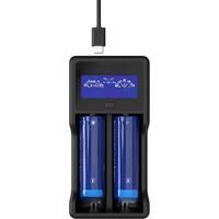 XTAR VC2L 18650 Battery Charger USB Charging 3.7V Rechargeable Li Batteries 18500 16340 14500 26650