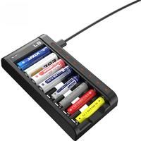 XTAR L8 Battery Charger 1.5V Liion 1.2V NiMH AA/AAA Batteries QC3.0 18W intelligent Fast Charger