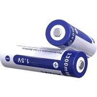 XTAR AA Battery 1.5V 3300mWh Battery Rechargeable Liion Batteries 4pcs