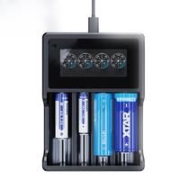 XTAR Smart USB C 18650 Battey Charger QC3.0 Fast Charge Rechargeable LI-ion Battery 18700 20700