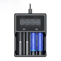 XTAR Qucik Charger QC3.0 AA AA Rechargeable Battery 26650 21700 20700 18700 18500 18650 Battery VC4