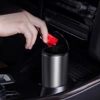 Baseus Car Trash Bin Can Mini Auto Dust Organizer Car Interior Rubbish Bag Garbage Container Storage