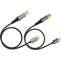 Fiio LD-TC1 LD-LT1 USB Type-B to Type-C Lightning Adapter Cable About 50cm for HIFI Headphone