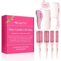 8Pc Hair Brush Gift Set With Box