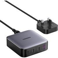 UGREEN Nexode USB C Charger 100W GaN Desktop Charger 4 Ports Laptop Charger Compatible with Macbook Pro/Air, HP Laptops, Dell, Asus, Lenovo Laptops, Matebook, iPhone 15/15 Pro/14, Galaxy S23/S22