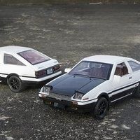 Unique decorations for the car center console, AE86 alloy sports car model car, exquisite alloy