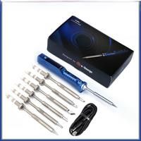 Original TS101 Electric Soldering Iron Adjustable Temperature USB Portable Digital Welding Station