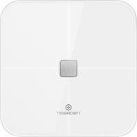 NOERDEN - Smart Body Scale SENSORI - Scale for Body Weight with Step-On Technology, Wi-Fi/Bluetooth, LED Display and Tempered Glass - Body Fat, Heart Rate, BMI Analysis with Mobile App - White
