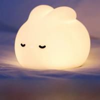 Rabbit Night Light For Kids Room Cute Bunny Lamp Gifts for Nursery Girls Boys Toddler Kawaii Room
