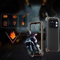 [World Premiere] HOTWAV Cyber 13 Rugged Phone 150LM Flashlight 8GB 128GB Smartphone 6.6'' HD+ 10800mAh 64MP Android 14 Cellphone