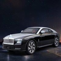 Alloy luxury business car model, unique decorations of the car center console, cool desktop