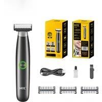 HTC Electric Shaver One Blade USB Rechargeable Electric Beard Trimmer Washable Safety Face Razor Shaving Machine for Men