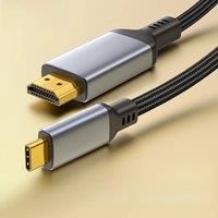 Mindpure Type-C to HDMI Cable 4K 60hz USB Type C to HDMI Cable For iphone 15 Huawei Mate30 Mobile