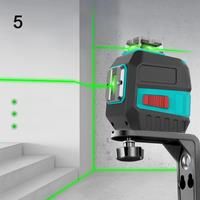 MiLESEEY L6G Laser Level 5 Lines 12 Line Laser Level Horizontal And Vertical Adjustable brightness