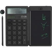 Upgraded Basic Calculator with 6.5 Inch Notepad Standard Calculator Pocket 12 Digits Function 2 in 1