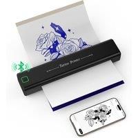 NEWYES Tattoo Stencil Printer Wireless Portable Tattoo Printer Kit Thermal Tattoo Machine for Tattoo Artists & Beginners